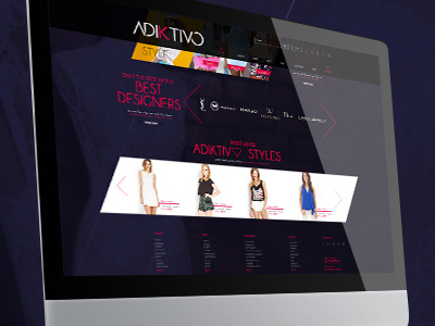 Personal buyer template 2 dark fashion purple shop template website