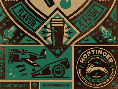 Illustration IV beer craft beer icon illustraion poster wip