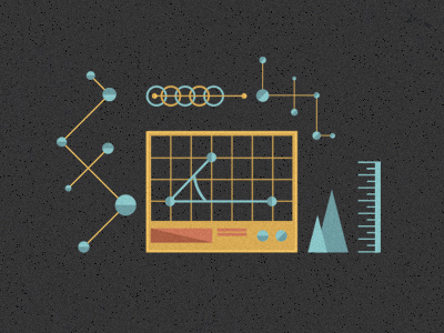 '10 Ways' Illustration #2 for CANVAS Magazine blue color editorial geometric graphic design illustration illustrator photoshop texture vector