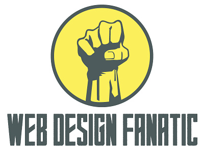 Web Design Fanatic Logo constructivist logo