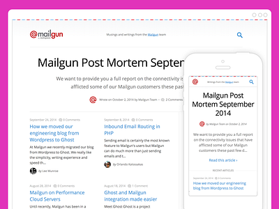 Mailgun Blog blog mobile mobile blog mobile web responsive web site