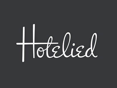 Hotelied Logotype brand identity branding logo