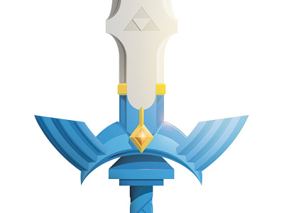 The Sword of Evil's Bane down the street designs dtsdesigns illustration illustrator legend of zelda master sword photoshop sword zelda