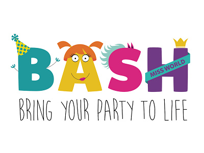 Dribblebash2 bash branding children design fun kids logo monsters