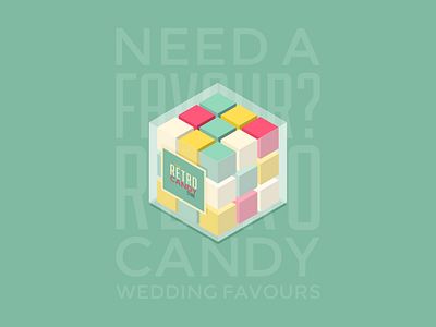 The R*tro Candy Store branding design icon logo