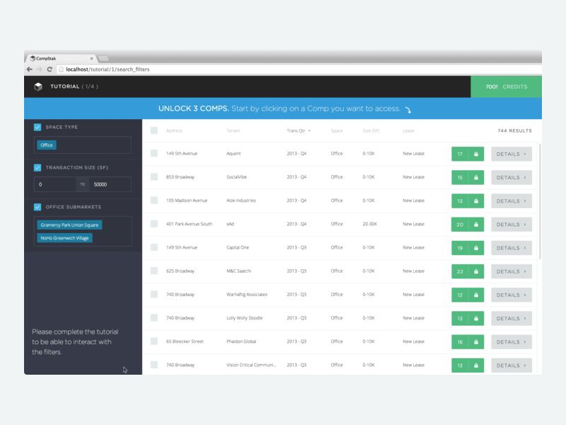FUE Call To Action backbone comps fue ripple transition ui ux velocity
