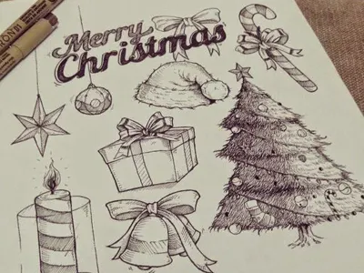 Christmas bells candle candy cane christmas gift ornaments tree