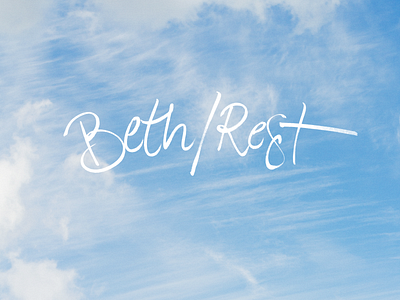 Beth / Rest bokeh bon iver brush pen grain ink lettering noise photo texture typography wash