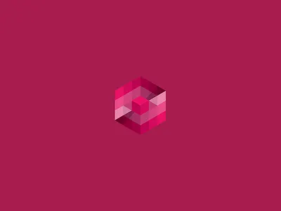 Another Hexagon abstract cube hexagon icon identity impossible logo mark