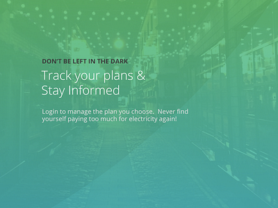 Left In the Dark? signin ui ux website