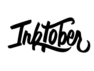 Inktober Type design inktober type