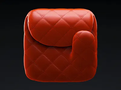 Glove 3d app glove icon ios modo odessa red ukraine