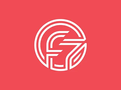F7 circle f7 lines monowidth red