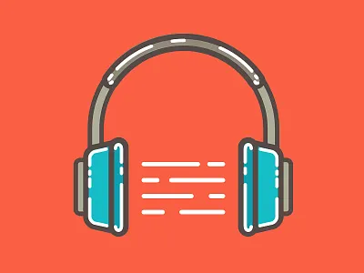 Headphone flat flat icons headphone hipster hipster icons icon design icons music sound