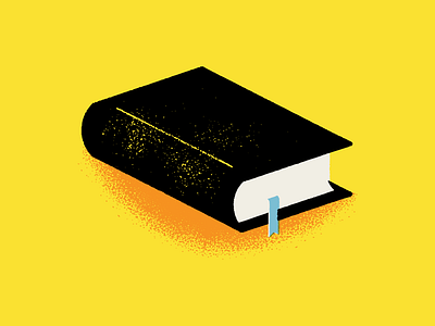 The Good Book bible book hardcover illustration texture