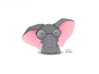 Elo the magician animal cute elephant harry illustration magic magician potter vector