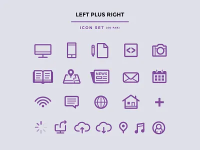 Lr Icon Set (thus far) avatar book camera code icons map mobile music news note