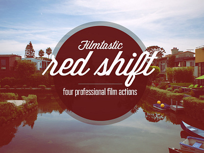 Redshift action film photoshop