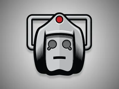 Cyberman cult tv dr who geeky jerseys illustration pop culture