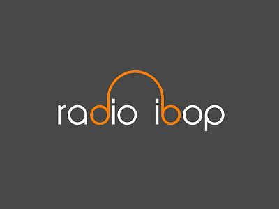 Radio iBop Logo app branding logo