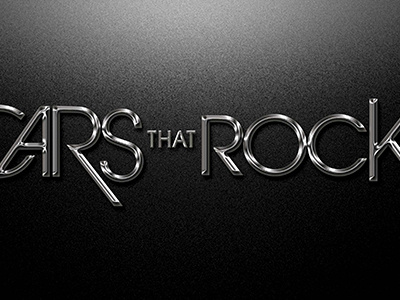 Cars that Rock - logo concept acdc advertising discovery guerrilla marketing quest stunt tv uk