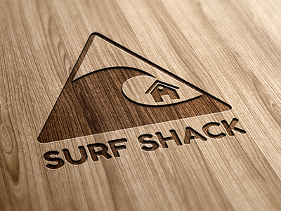 Surf Shack Logo logo shack surf surf shack warning wave