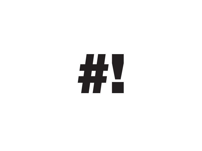 Hashbang by Steven Graham on Dribbble