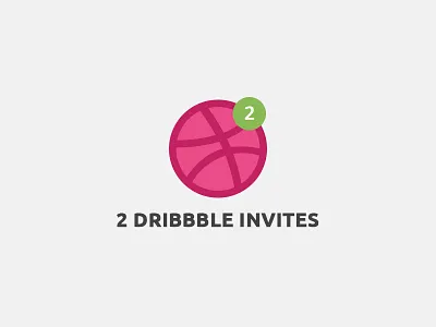 Dribbble Invite Giveaway No.2 ball dribbble giveaway invite mail pink portfolio