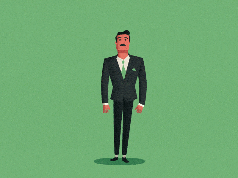 Educate Yourself 2d books cat character animation computer flat paper