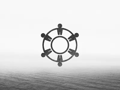 Saving People brandmark identity logo logotype people