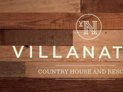 VillaNativa branding logo rustic