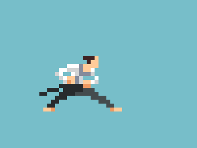 Samurai Demo pixel art samurai