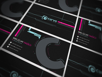 Futuristic Business Card Design brand id branding business card futuristic