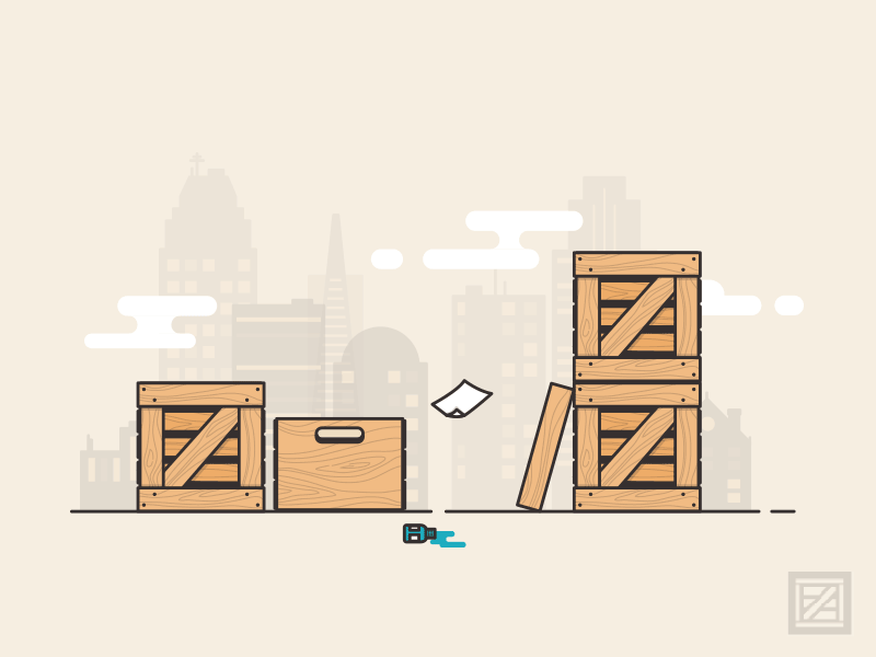 Cratejoy Error pages 404 city crane crate cratejoy page not found server under construction