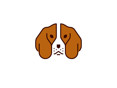 Beagle #2 beagle brown dog logo