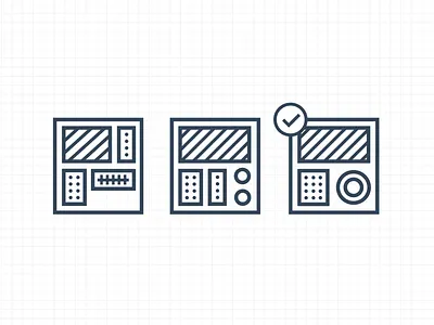 Iterate icons illustration