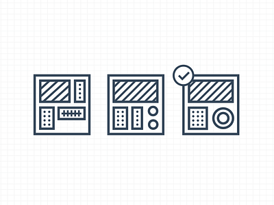 Iterate icons illustration