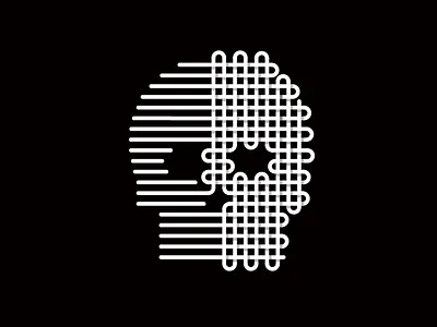 Tight Knit : Dead Threads black and white dead threads halloween illustration knit skull