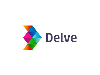 Delve, indie games developer, logo design applications apps arrow d developer development games gaming geometric letter mark monogram logo logo design mobile games plane airplane play