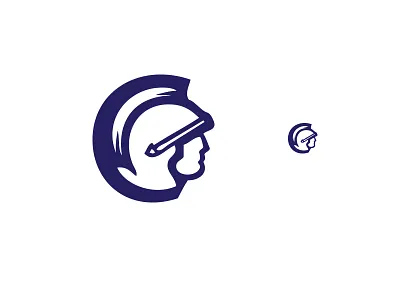 Contender c capital contender icon logo trojan war