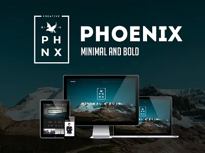 Phoenix - Minimal Multipurpose Portfolio ajax bold creative minimal minimal design minimal parallax multipurpose one page one page parallax parallax portfolio pricing table