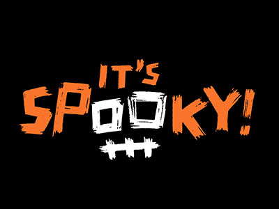 Spooky Type hand drawn spooky type