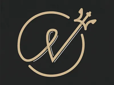 Neptune Drop Cap drop cap n neptune trident