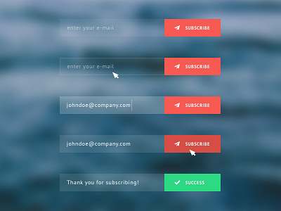 Field states button field form newsletter signup states ui