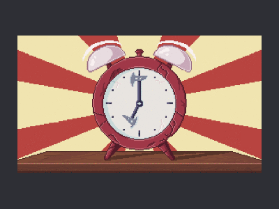 Improvised Snooze Button animation combo queen development game game dev gif illustration pixel pixel art