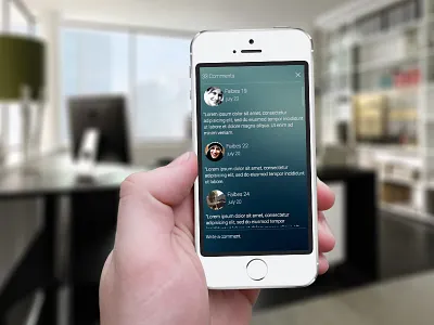Rebound comments iphone mobile ui users ux