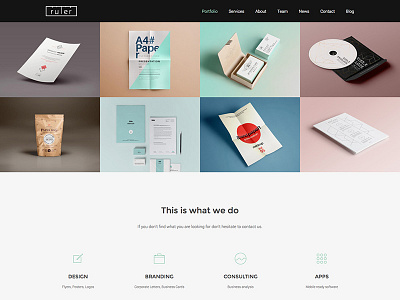Ruler business corporate css3 html5 portfolio template