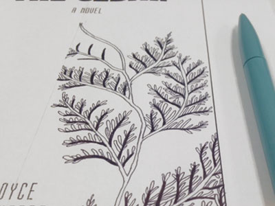 Book cover Sketches book branches cover design handdrawn illustration ink pen sketch tree