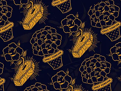 myPhone wallpaper pattern coffin flower rose vase