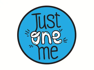 Just One Me logo handwritten kids